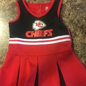 KC Chiefs cheerleading outfit